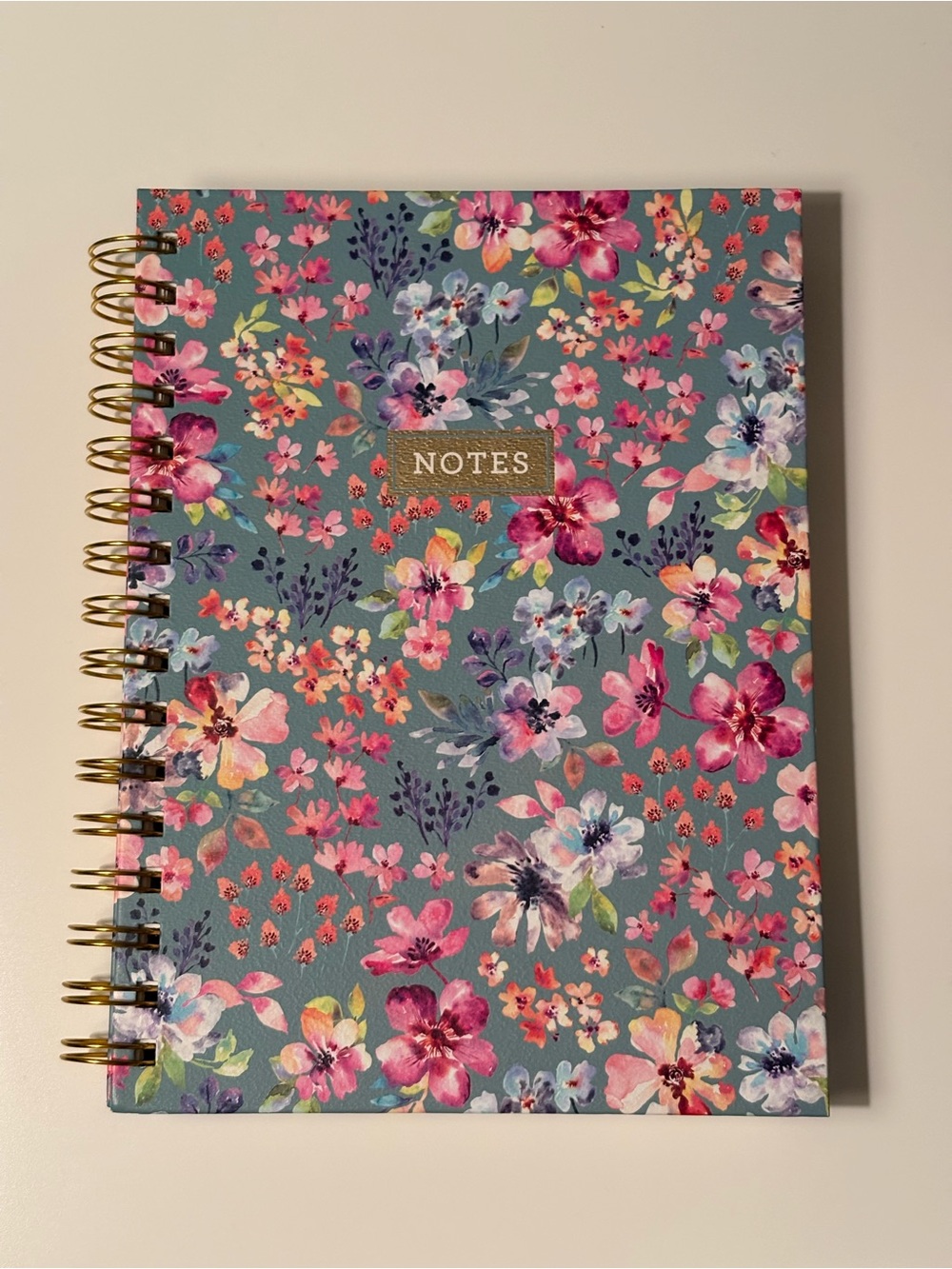 Floral Spiral Notebook